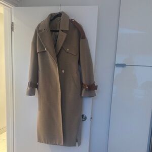 Woman’s Tan Wool Coat